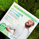 Box Confiance Affirmée mise en situation derrière un mur végétal – séance d’auto-hypnose box HypnoseObjectif