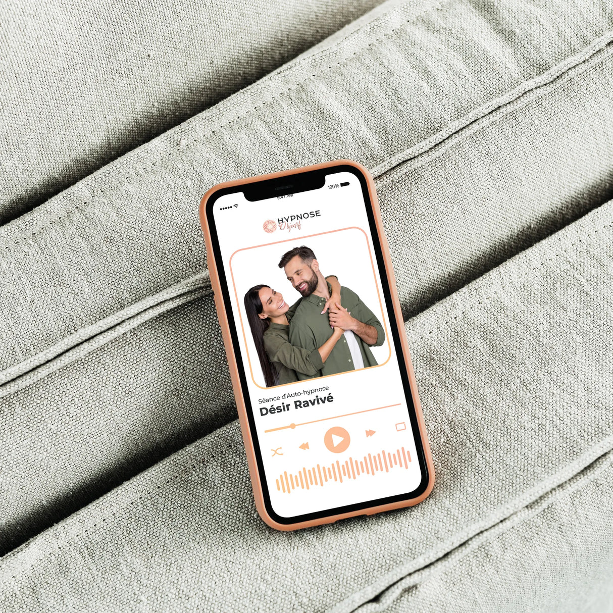 Mockup canapé de la séance Désir Ravivé – séance d’auto-hypnose 20 minutes – 