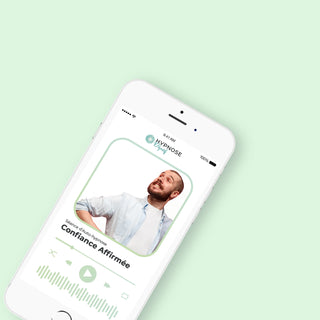 Mockup de la séance Confiance Affirmée – séance d’auto-hypnose 20 minutes – HypnoseObjectif
