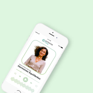 Mockup de la séance Hormones Équilibrées – séance d’auto-hypnose 20 minutes – HypnoseObjectif