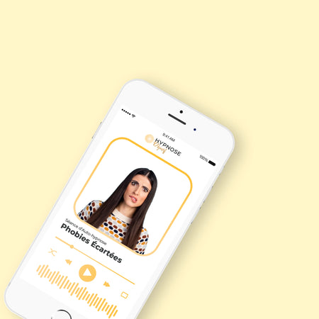 Mockup de la séance Phobies Écartées – séance d’auto-hypnose 20 minutes – HypnoseObjectif
