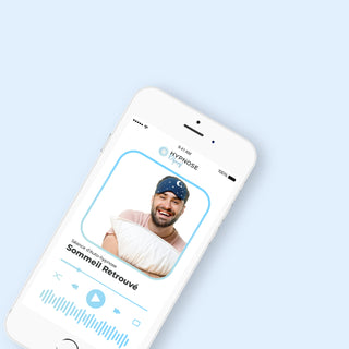 Mockup de la séance Sommeil Retrouvé – séance d’auto-hypnose 20 minutes – HypnoseObjectif