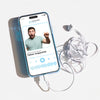 Mockup écouteurs de la séance Tabac Supprimé – séance d’auto-hypnose 20 minutes – HypnoseObjectif