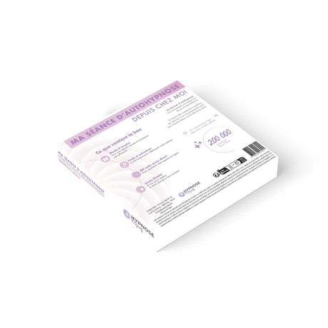 Mockup verso de la Box Tristesse Libérée – informations et conseils d’utilisation – HypnoseObjectif